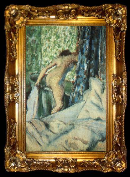 framed  Edgar Degas The Morning Bath, ta009-2